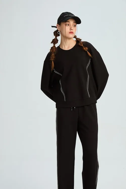 〔正品〕水淼2025春季新款显瘦卫衣0505