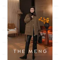 THE MENG【雪岭】90白鹅绒水貂皮毛领高蓬松羽绒服#M254N1833
