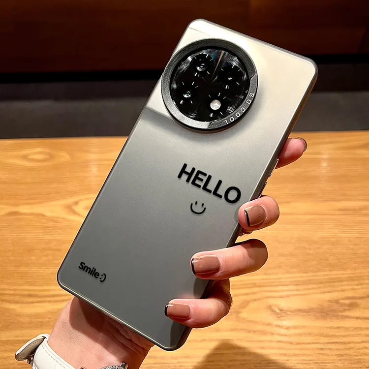 适用一加Ace5手机壳Hello笑脸oneplusACE2镭射1+Ace2pro磨砂硬壳1