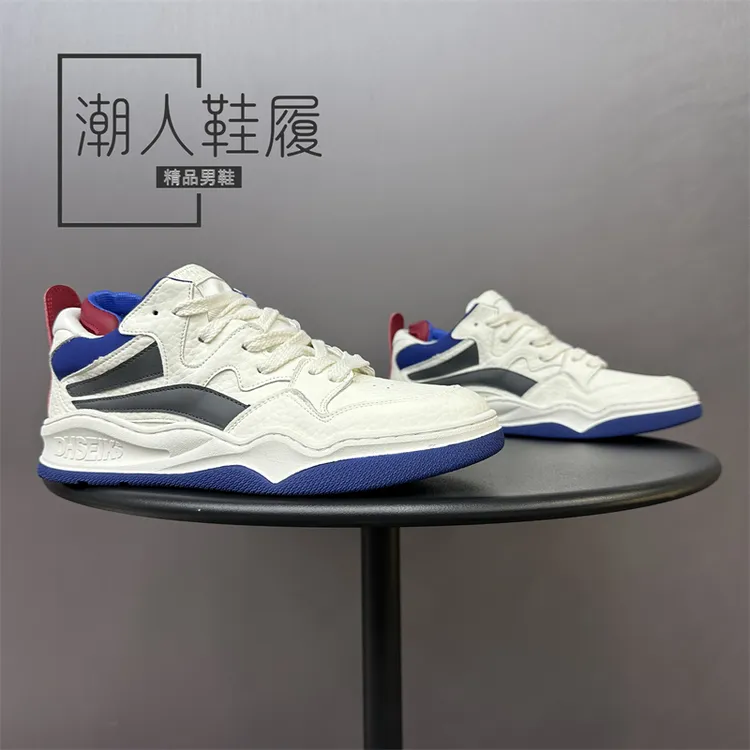 潮牌男鞋秋季新款舒适百搭时尚板鞋经典拼色休闲鞋低帮系带运动鞋