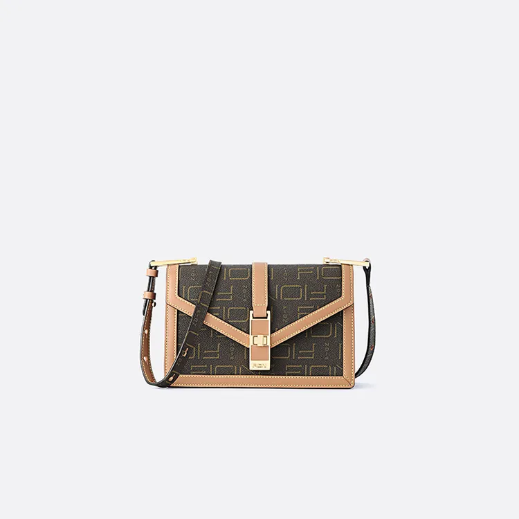 FION/菲安妮奥莱印花信封包小方包女士单肩斜挎包FAAFIFS282