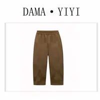 D0925秋季新款时尚百搭松紧腰休闲裤
