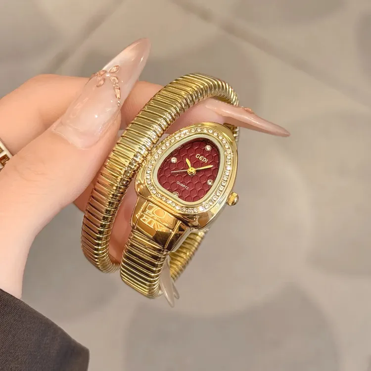 歌迪蛇形手表女轻奢小众设计感时尚潮流职场上班族高颜值2025新款