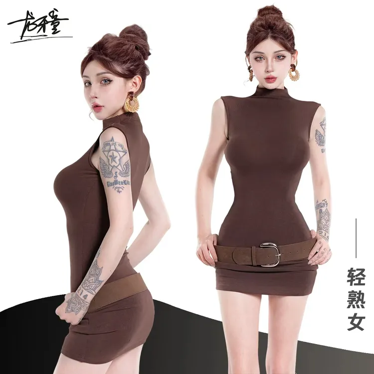 龙怼怼推荐【轻熟女】夏季性感辣妹知性连衣裙气质收腰显瘦包臀短裙