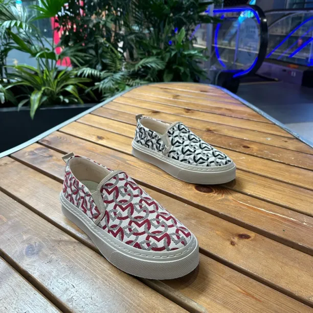 印花薄款轻质透气低帮休闲帆布鞋男鞋潮流夏季豹纹男士