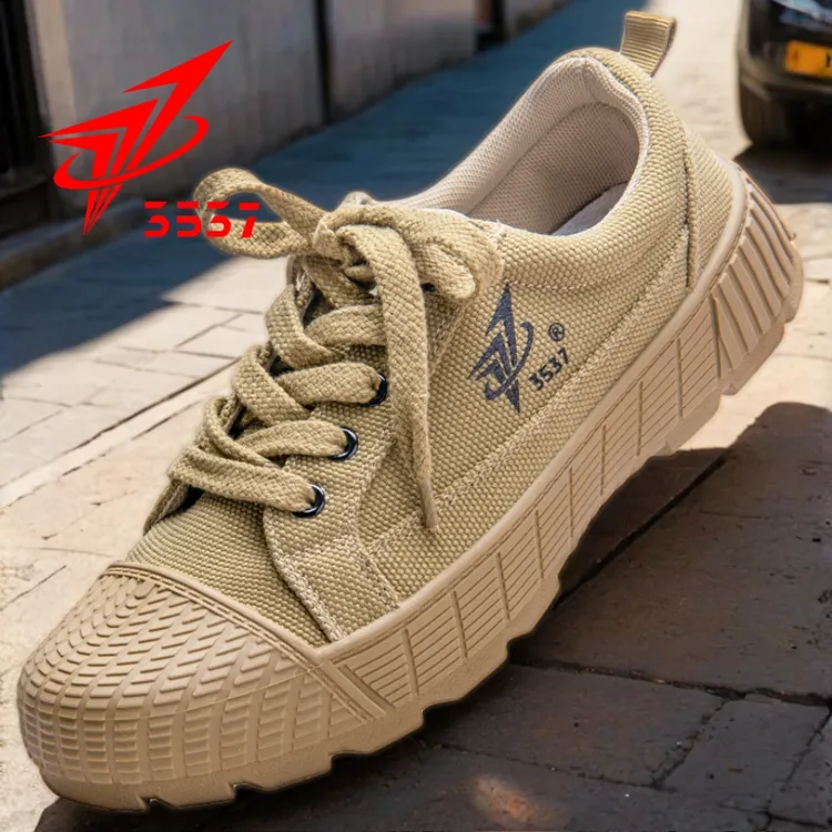 3537正品休闲工装鞋百搭潮流工作防滑耐磨透气低帮户外运动帆布鞋