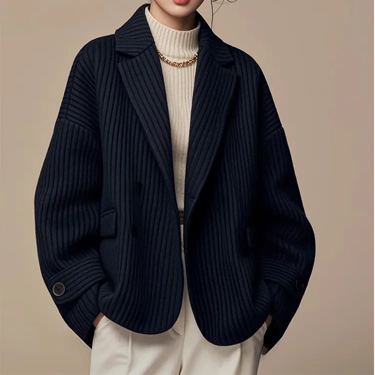 黑色小西装外套女2025年春秋新款休闲小众韩系西服小个子chic上衣