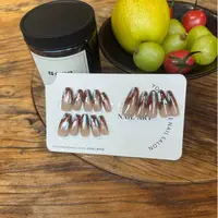 【赛里木】秋冬晕染玳瑁 高级气质纯手工穿戴甲