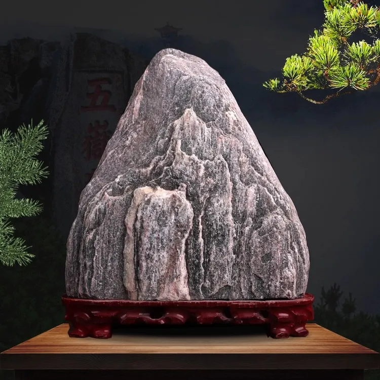 原石办公室靠山石平安237-258雕刻风化石头摆件靠山石摆件