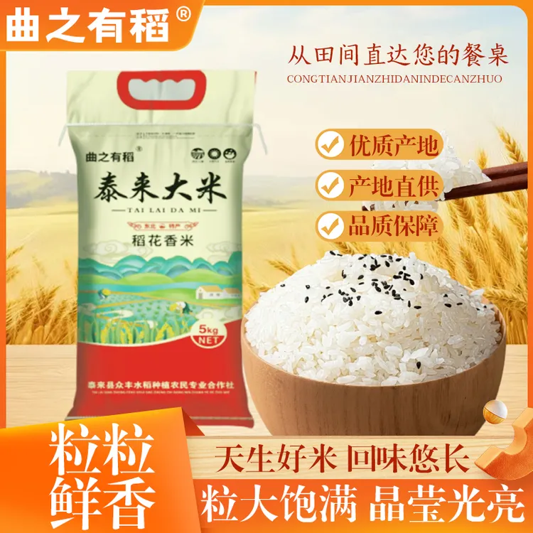 10斤东北大米泰来优质长粒颗粒饱满糙米当天发货包邮特产精品