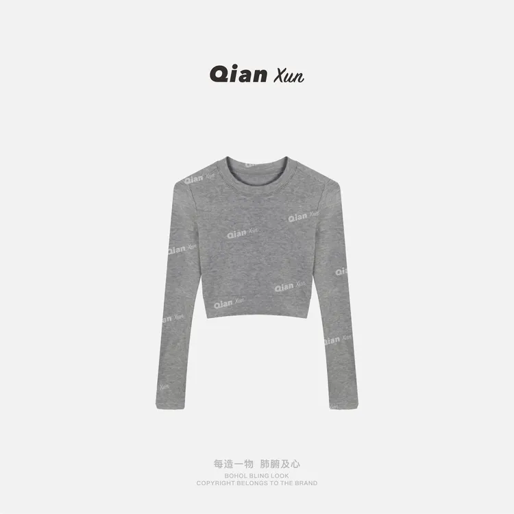 【千寻严选】秋季时尚气质百搭修身显瘦休闲洋气减龄上衣QXD5SY2951