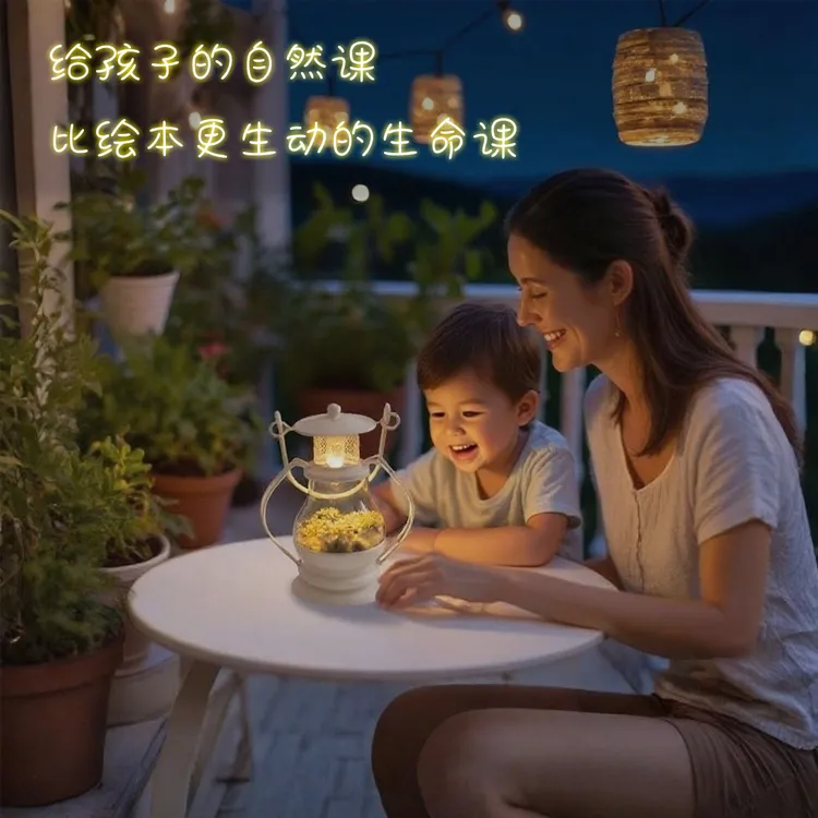 活体萤火虫人工养殖萤火虫饲养瓶成品儿童科普顺丰包邮