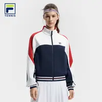 Fila/斐乐秋冬新款女士户外弹力网球运动针织长袖外套A11W543516F