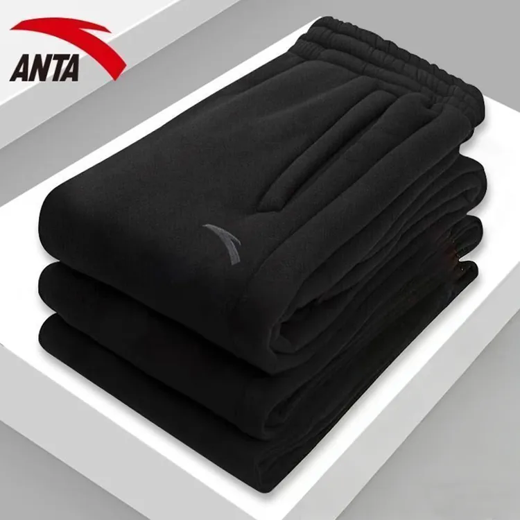 安踏运动裤男士夏季新款薄款卫裤针织裤直筒束脚跑步通勤休闲长裤商品图