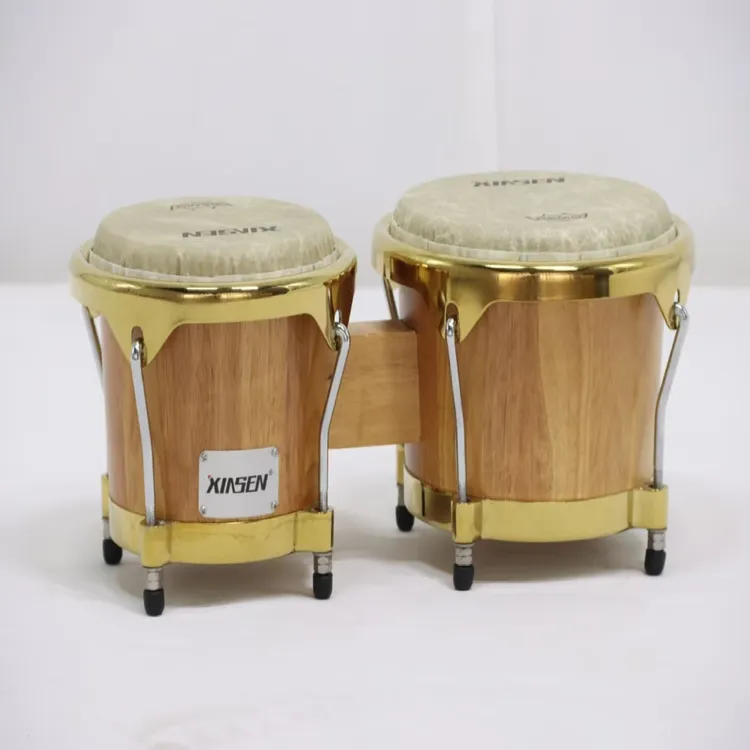 鑫森邦戈鼓橡木REMO鼓皮专业级/送鼓架/课程