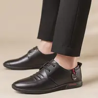 休闲皮鞋男士秋季时尚百搭小皮鞋子XL-222