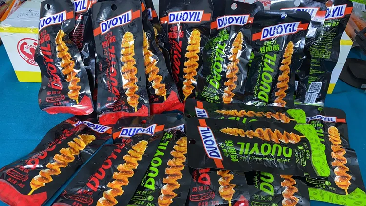 孜然味 香辣味烤面筋15包组合