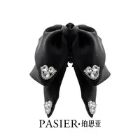 铂思亚 恋曲 2025秋季新款4公分法式优雅丸子夹马尾夹NN212