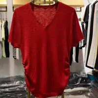 【T恤】夏季高档新款上衣设计感时装女装服装8019[QMYS]Q