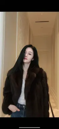 【恩智有皮草】气质姑娘 俄罗斯水貂