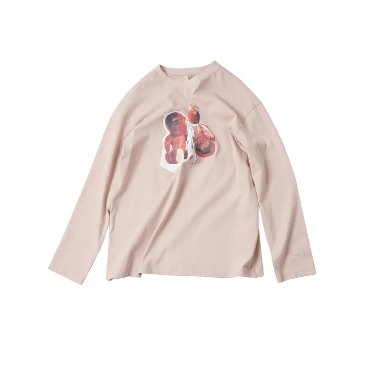 【两只小熊长袖】CXEL58140可爱宽松显白秋季休闲新款百搭T恤