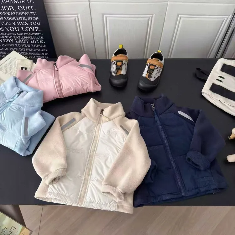 【实体品质】儿童棉服外套男女童校服内搭新款保暖轻薄保暖休闲上衣