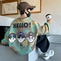 【加绒/不加绒】男童卫衣长袖秋冬2025新款帅气中大童春秋季上衣