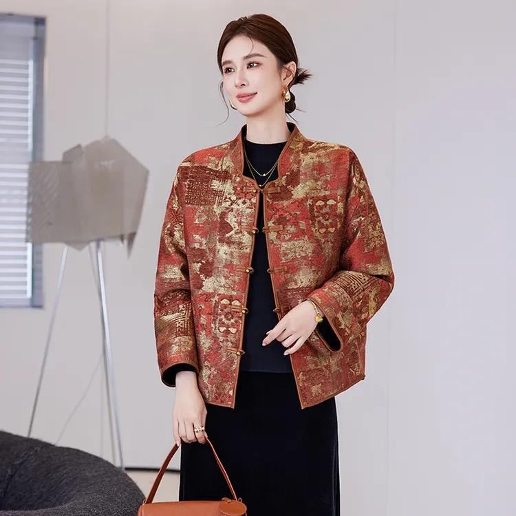 国风盘扣双面穿2025冬季新款流行水貂毛皮草外套女貂皮大衣年轻款