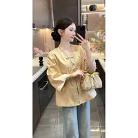 【周粥】【姑苏】2025秋季新款提花盘扣重工刺绣上衣预JJX5SY3798