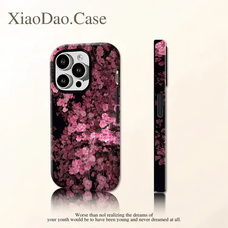 樱花手机壳适用于苹果17promax安卓华为荣耀vivo小米oppo一加