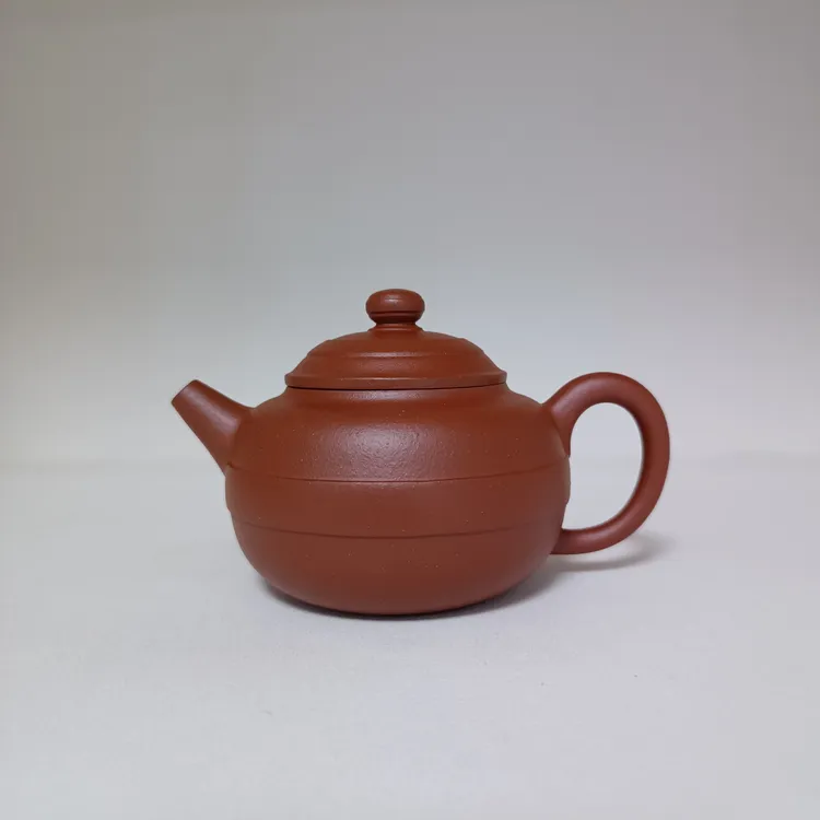 泡茶专用宜兴茶壶玉带壶 150cc 朱龙砂手工 一人泡茶壶正宗紫砂