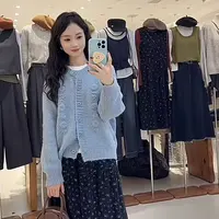 【鞠子Juzi】13501#法式温柔晚晚风巨显白钩花针织开衫（长约58）