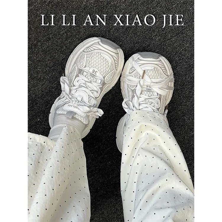 【香港轻奢Sakurano&樱央】百搭设计款舒适秋爆款老爹鞋2025夏新款