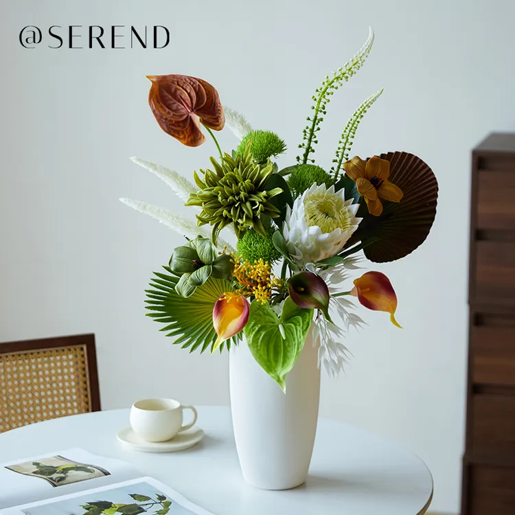 茵屿-氛围感客厅玄关餐桌卧室床头柜仿花假花花束装饰摆件手捧花