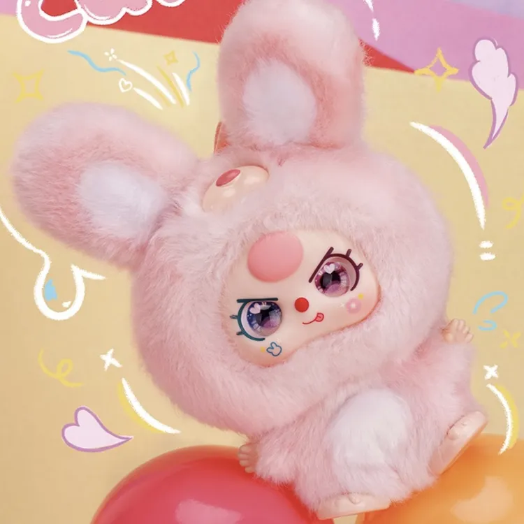 Baby three娃三岁mini抱抱系列创意可爱玩偶女生礼物