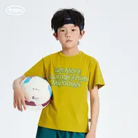 mipo SS24夏装 儿童拼接运动短袖男童透气2025新款女童半袖T恤