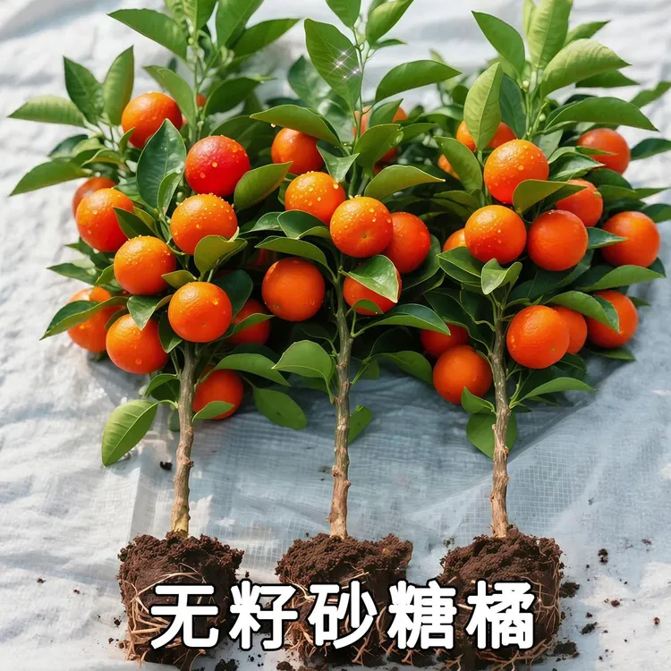 正宗广西砂糖橘树苗盆栽带果地栽沙糖桔种植橘子树苗嫁接树苗耐寒