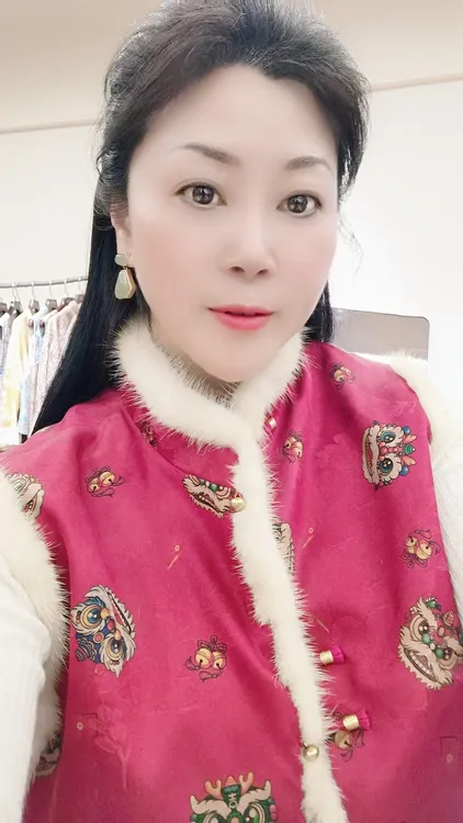 新中式红色战袍上衣