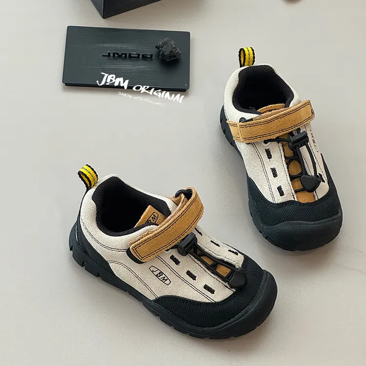 JBM童鞋儿童户外鞋2025秋季新款女童休闲鞋男童耐磨运动鞋机能鞋