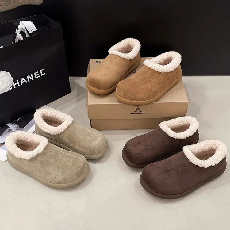 【防水】保暖耐磨时尚女款雪地靴加厚百搭外穿冬季防滑小土豆棉鞋