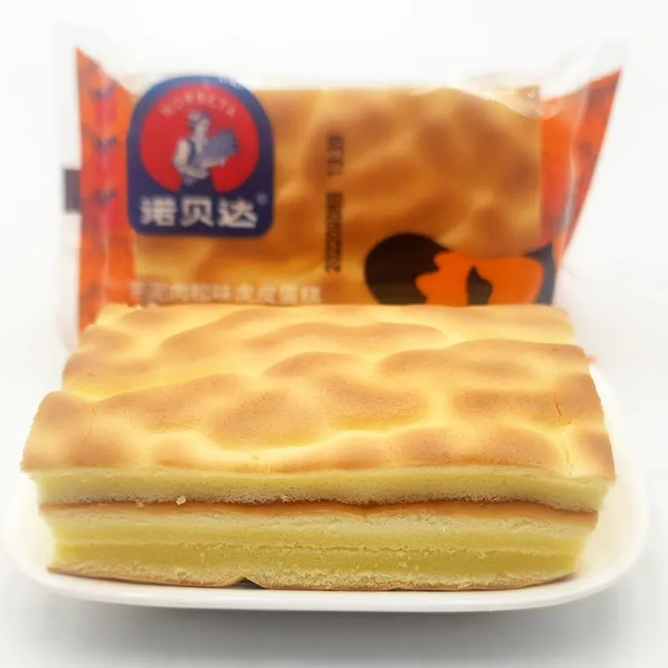 诺贝达芋泥肉松味虎皮蛋糕雪媚娘麻麻虎虎夹心早餐松软点心零食品