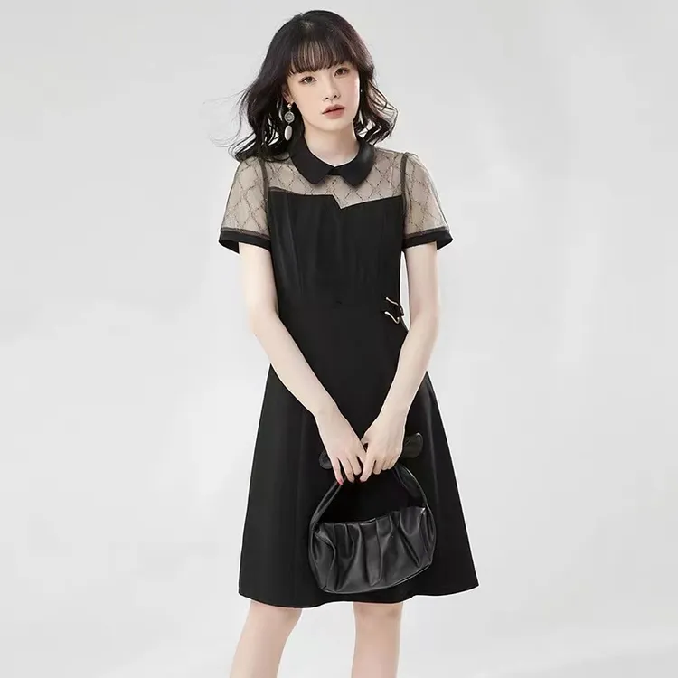 【W2283连衣裙】萱萱专属2025新款时尚显瘦中长款连衣裙