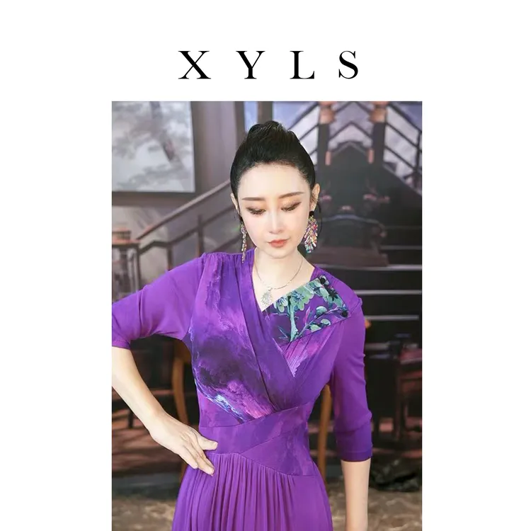 女装弹力连衣裙气质时尚T006602