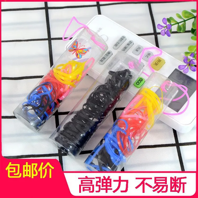 扎头发橡皮筋弹性好女儿童发圈头饰婴儿宝宝一次性小头绳发绳发饰