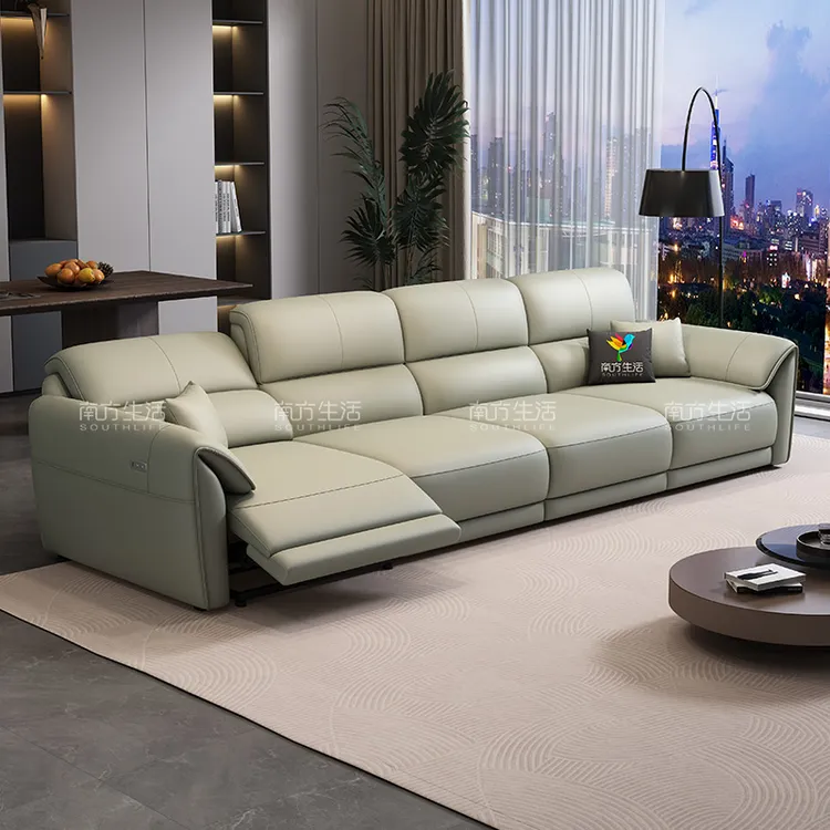 SOUTHLIFE/南方生活KD325#客厅电动功能劳伦斯沙发头层牛皮沙发