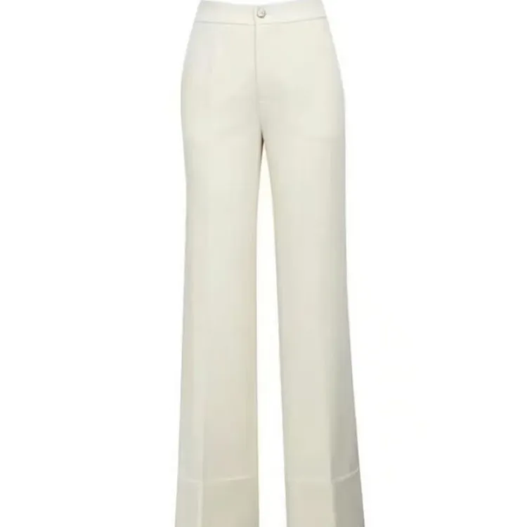 不支持退换5100457米白色微喇裤很好穿的一款经典百搭