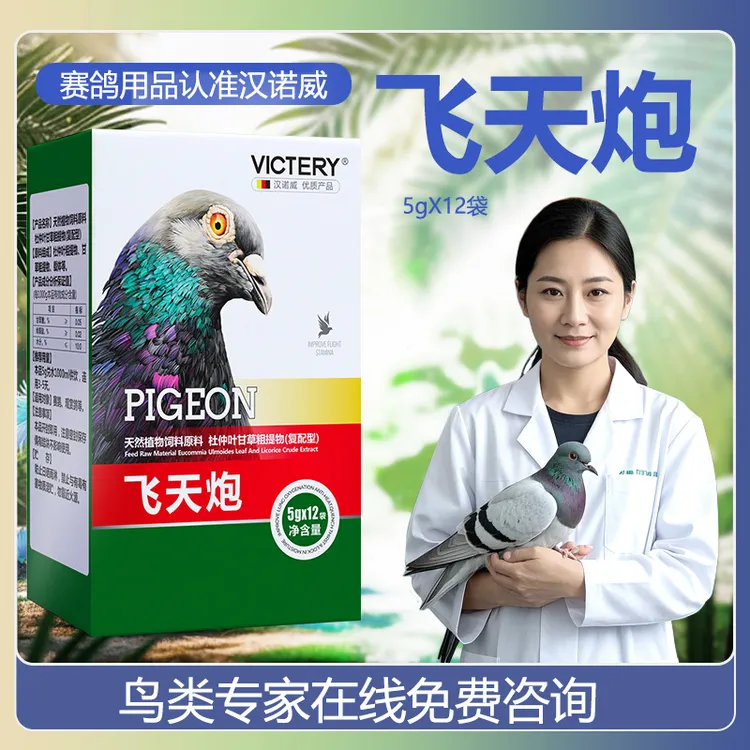 汉诺威飞天炮（冲天炮）5gx12袋信鸽赛鸽鸽子呼吸道毛滴虫信鸽用品