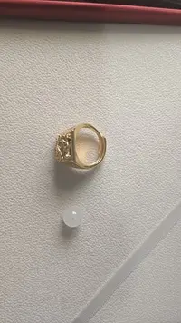 足金黄金龙牌戒指轻奢时尚款KC3023