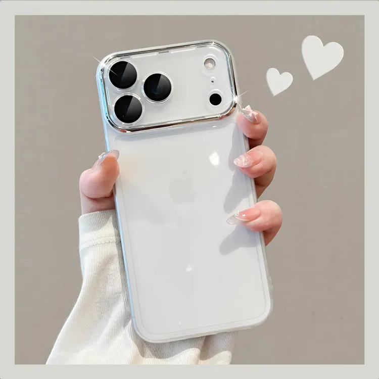 适用苹果17promax手机壳自带镜头膜iphone17pro外壳软air全包防摔