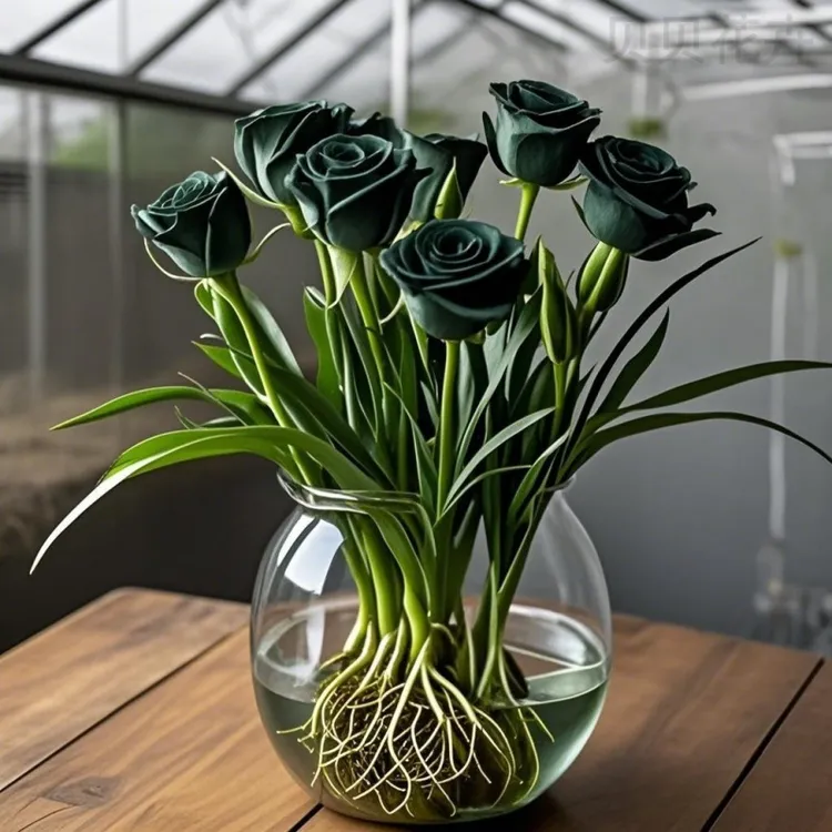 水培玫瑰草花宿根浓香型植物新手好养庭院阳台种植四季开花卉绿植